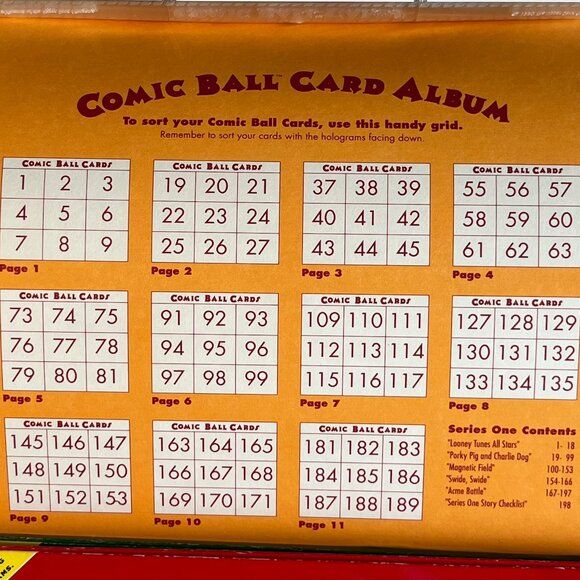 1990 Upper Deck Looney Tunes baseball card set in binders - Picture 5 of 7